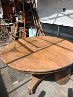 Vintage antieke ronde eettafel, Huis en Inrichting, Tafels | Eettafels, Ophalen, Rond, Antiek vintage