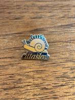 Leuke Cittastore slak speldje, Ophalen of Verzenden, Zo goed als nieuw, Dier of Natuur, Speldje of Pin