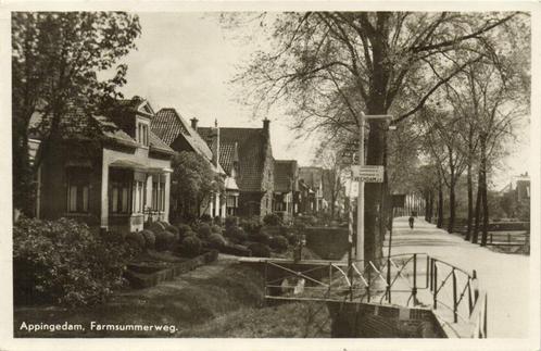 Appingedam, Farsummerweg. - wegwijzer -1947 gelopen, Verzamelen, Ansichtkaarten | Nederland, Gelopen, Utrecht, 1940 tot 1960, Verzenden