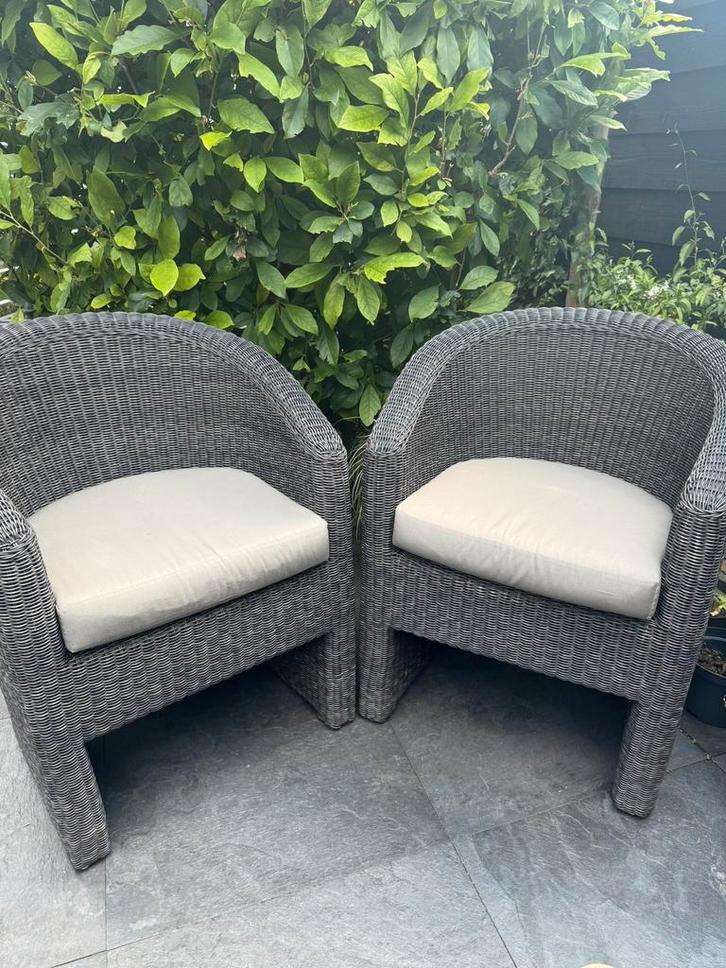 Borek Lugano Loungeset, Tuin en Terras, Tuinstoelen, Zo goed als nieuw, Wicker, Ophalen of Verzenden