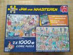 Jan van Haasteren puzzels [2x1000 stukjes], Ophalen of Verzenden, 500 t/m 1500 stukjes, Zo goed als nieuw, Legpuzzel