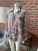 Vintage blouse maat 46 XL, Douwenmaat 8-3 Meppel, Esmay, Info@again.nu, Paars