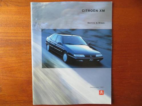 Citroën XM Berline & Break (sept. 1997), Boeken, Auto's | Folders en Tijdschriften, Nieuw, Citroën, Ophalen of Verzenden