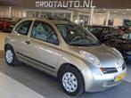 Nissan Micra 1.2 Visia Automaat Stuurbekrachtiging, Auto's, Gebruikt, Beige, 82 pk, Beige