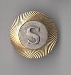 Letter S broche, Gebruikt, Niet vindbaar, Niet vindbaar, Speldje of Pin