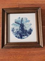 Ingelijste tegel 20 x 20 cm molen variant A, Ophalen of Verzenden
