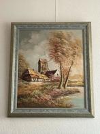 Schilderij: Molenlandschap door P. Reynaerts, Ophalen