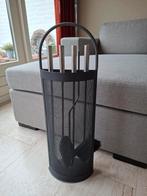 Haardstel - Compleet met accessoires, Ophalen, Gebruikt, Vrijstaande haard, Houthaard