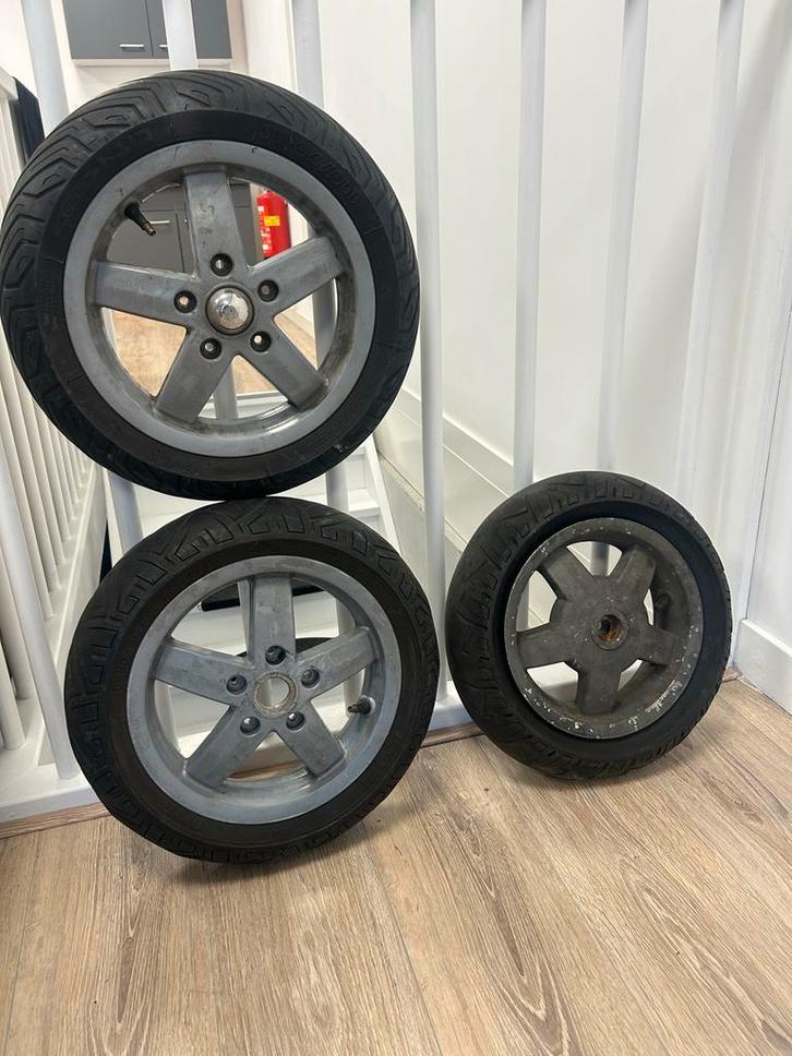 Vespa LX Velgenset | 50cc Trommelrem, Fietsen en Brommers, Brommeronderdelen | Scooters, Gebruikt, Vespa, Overige typen, Ophalen of Verzenden