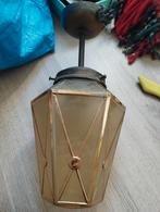 Antieke hanglamp lantaarn frankrijk, Ophalen, Zo goed als nieuw, Minder dan 50 cm