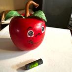 Vintage appel met geluid bij schommelen, Ophalen of Verzenden
