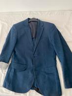 Linnen jas men M slim fit, Kleding | Heren, Kostuums en Colberts, Blauw, Ophalen of Verzenden, H&M, Gedragen