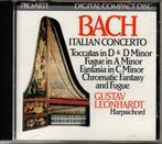 Bach: Italian Concrto ea / Gustav Leonhardt, Cd's en Dvd's, Ophalen of Verzenden, Barok, Zo goed als nieuw, Kamermuziek