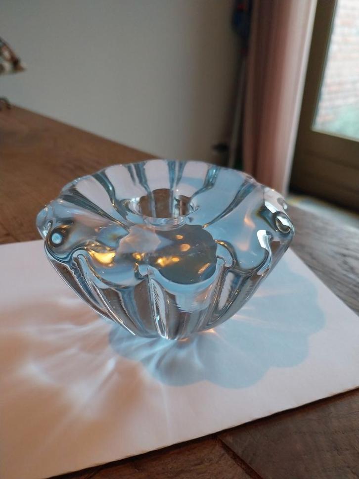 Orrefors kristallen kandelaar, Antiek en Kunst, Antiek | Glas en Kristal, Ophalen of Verzenden