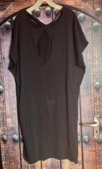 Jurk met uitsparing op de rug en vleermuis mouwen 44 nu 20€, Noidea, Zwart, Maat 42/44 (L), Ophalen of Verzenden