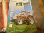Steyr  8055 tot 8075 folder, Verzenden, Zo goed als nieuw, Folder