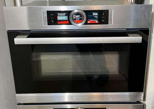 ZGAN!! BOSCH inbouw Combi oven/Magnetron CMG636BS2, Witgoed en Apparatuur, Magnetrons, Zo goed als nieuw, Inbouw, Combimagnetron