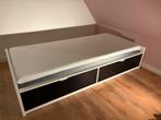 Eenpersoons bed Ikea Flaxa, Ophalen, 90 cm, Eenpersoons, Wit