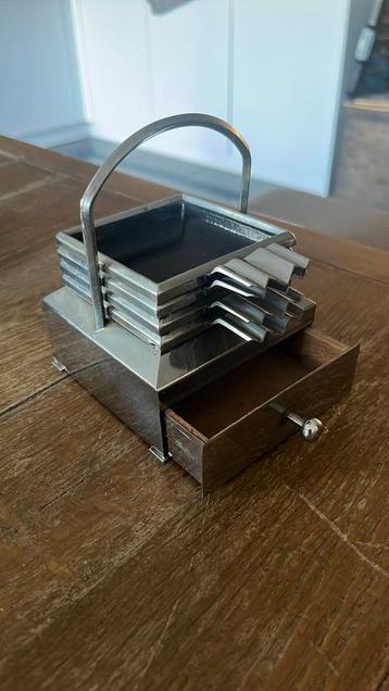 Zeldzame Bauhaus Art Deco stapelbare asbak jaren 30 beschikbaar voor biedingen