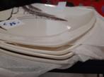 Servies Melamine ware, 6 stuks vierkante vlakke borden, Ophalen, Overige materialen, Zo goed als nieuw, Bord(en)