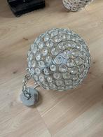 Glazen plafondlamp crystal, Ophalen, Gebruikt