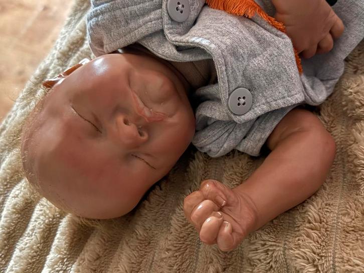 Reborn levi, Verzamelen, Poppen, Zo goed als nieuw, Babypop, Ophalen