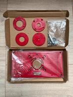 Aluminium Inlegplaat voor Freestafel – incl. 4 Ringen, Ophalen of Verzenden, Nieuw