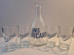 Ricard setje (E), Verzamelen, Glas en Borrelglaasjes, Ophalen of Verzenden, Zo goed als nieuw, Borrel- of Shotglas