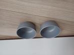 Royal VKB schaaltjes, doorsnee 10cm, lichtgrijs, 2x, Overige materialen, Ophalen of Verzenden, Effen, Schaal of Schalen