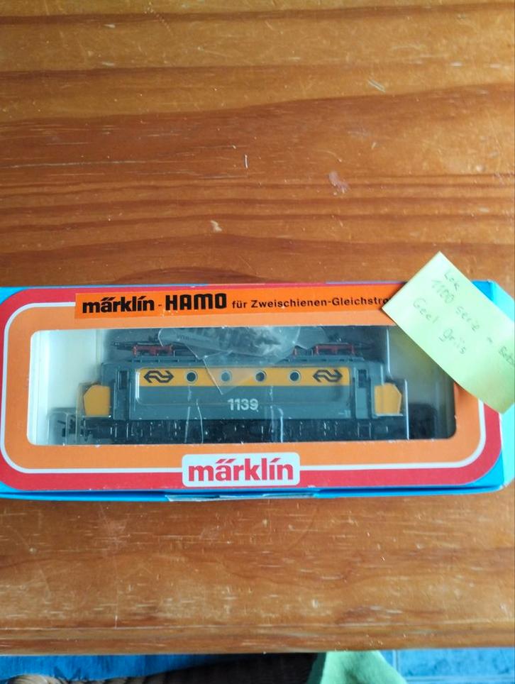 Marklin H0 Trein - Hamo 8324 serie 1100 botsneus, Hobby en Vrije tijd, Modeltreinen | H0, Gebruikt, Locomotief, Wisselstroom, Märklin