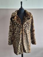Carnavals bontjas luipaardprint M, Jas thema panterprint, Kleding | Dames, Maat 38/40 (M), Carnaval, Ophalen of Verzenden, Kleding
