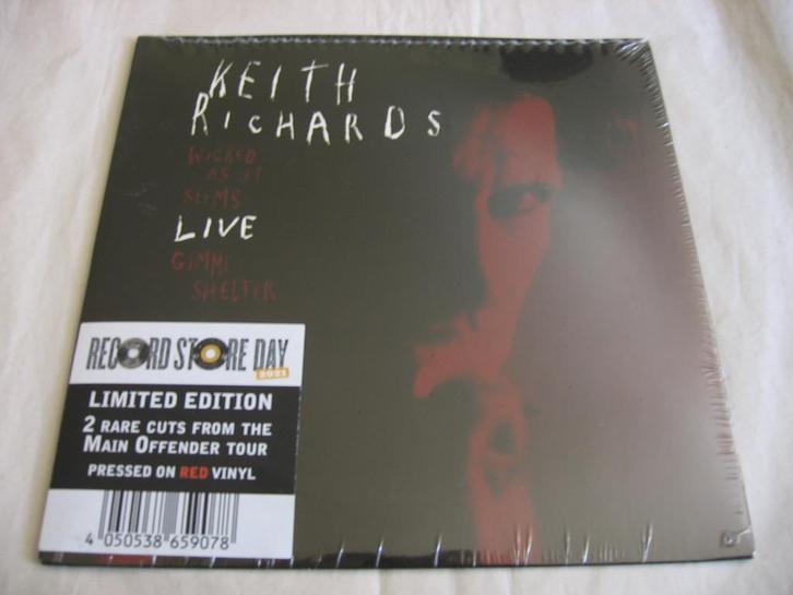 The Rolling Stones  Keith Richards Live 7" Single., Cd's en Dvd's, Vinyl | Rock, Nieuw in verpakking, Rock-'n-Roll, Overige formaten