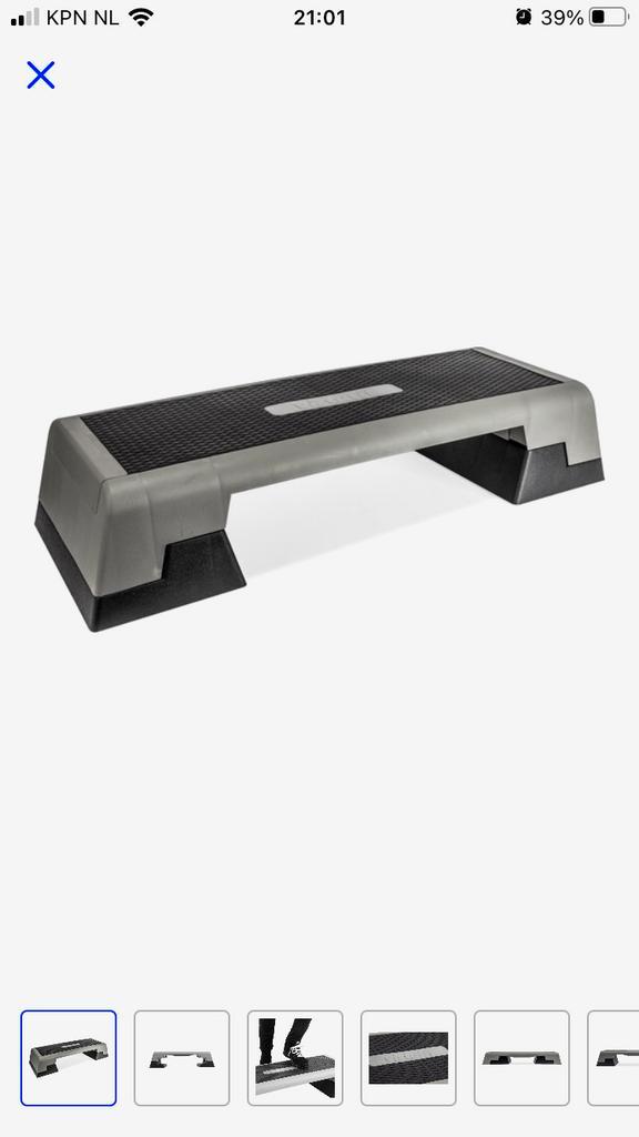 VirtuFit Verstelbare Aerobic Step Pro, Sport en Fitness, Fitnessmaterialen, Nieuw, Stepbank, Benen, Ophalen
