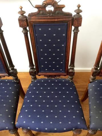 Antieke stoelen (Mutters/Horrix uit Den Haag?) (4 stuks) beschikbaar voor biedingen