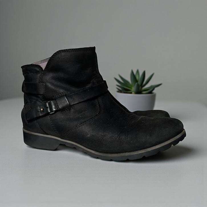 Teva Laarzen Maat 39 Zwart Waterproof Leer Enkel, Kleding | Dames, Schoenen, Zo goed als nieuw, Lage of Enkellaarzen, Zwart, Verzenden