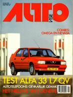 Autovisie test Alfa Romeo 33 1.7 QV Maart 1987, Ophalen of Verzenden, Gelezen, Alfa Romeo