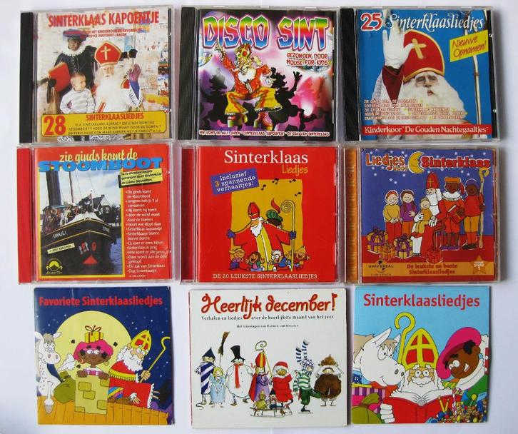 Sinterklaas  CD ’s 9 Stuks, Diversen, Sinterklaas, Zo goed als nieuw, Ophalen of Verzenden