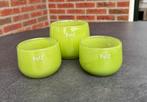 DutZ windlicht / pot / bloempot - limegroen - Nieuw - 3 st., Overige materialen, Nieuw, Ophalen of Verzenden, Groen