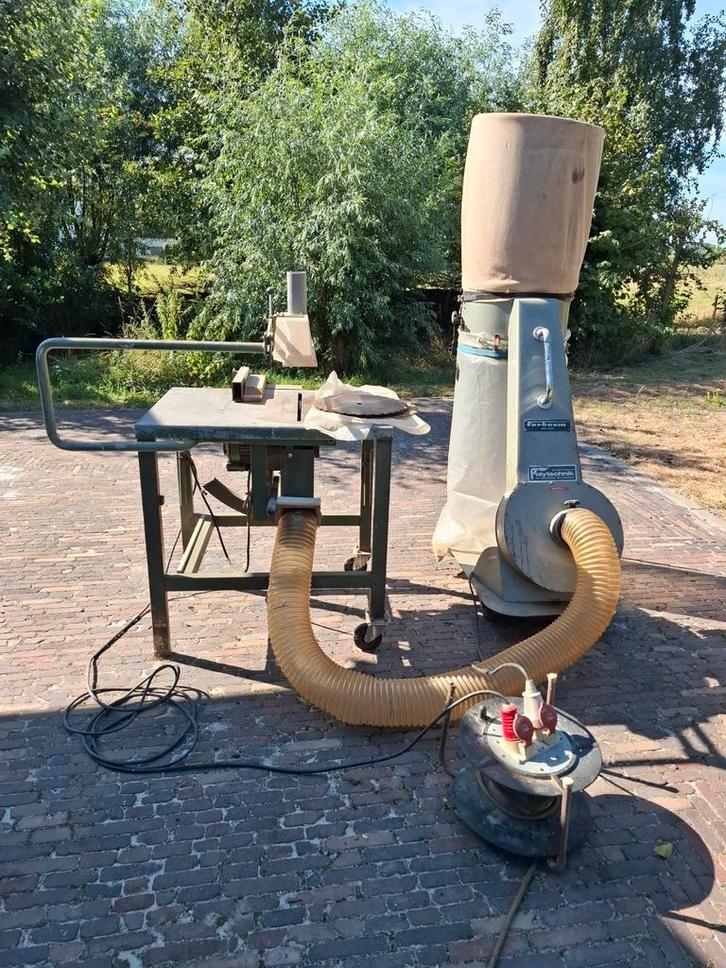 Professionele zaagtafel met afzuiging teab, Doe-het-zelf en Verbouw, Gereedschap | Overige machines, Gebruikt, Ophalen