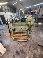 Plaatschaar knipbank elektrisch, Ophalen