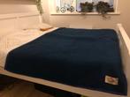 Prachtige blauwe Dralon Aabe deken in uitstekende staat, Ophalen of Verzenden, Zo goed als nieuw