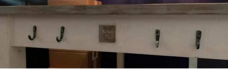 Riviera Maison Eettafel + Bank - Zeeland, Antiek en Kunst, Antiek | Meubels | Tafels, Ophalen of Verzenden