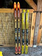 2 sets skies met 2 sets stokken en 1 paar skieschoenen, Sport en Fitness, Skiën en Langlaufen, Ophalen, Gebruikt, Ski's, Carve
