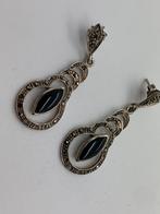 V502 Prachtige vintage zilveren oorbellen, Z, Hangers, Ophalen of Verzenden, Zo goed als nieuw