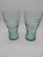 2 Groene Coca Cola Glazen - McDonald's, Verzamelen, Glas en Borrelglaasjes, Ophalen of Verzenden, Zo goed als nieuw, Frisdrankglas