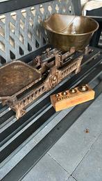 Weegschaal incl gewichten, Antiek en Kunst, Antiek | Gereedschap en Instrumenten, Ophalen of Verzenden