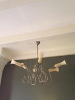 Modern design kroonluchter krul met trompet kelken, Ophalen, Gebruikt, Glas, Kunst & Licht & Glas