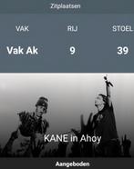 1 ticket via ticketmaster. Kane Ahoy. 18 oktober 2025., Tickets en Kaartjes, Eén persoon, Oktober