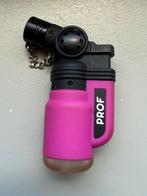 Vintage "PROF" Aansteker - Roze met Zwart Design, Ophalen of Verzenden, Gebruikt, Aansteker