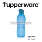 Nieuwe kleur! Tupperware 1 liter fles drinkfles blauw flesje, Nieuw, Blauw, Ophalen of Verzenden